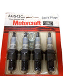 Ford Motorcraft OEM AGS42C-B8 AGS42CB8 816 Spark Plug Set