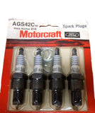 Ford Motorcraft OEM AGS42C-B8 AGS42CB8 816 Spark Plug Set