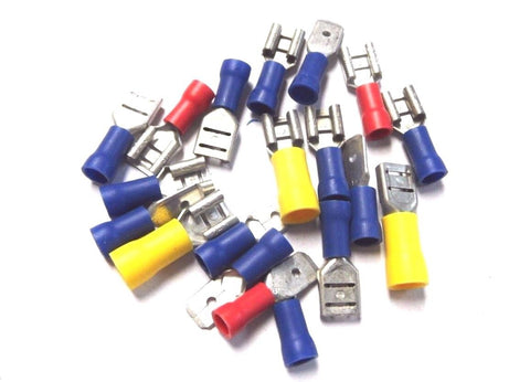 Calterm 22180 P-218 Assorted Disconnects High Count Pro Pack Crimp On Terminals