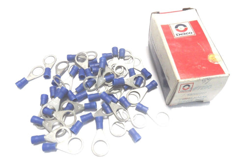 Delco 7290 Terminal Rings 3/8 Blue 12325207 Box of 45