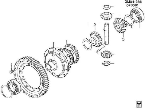 GM Transmission 97123698 Differential Side Gear Fits GM Vehicles 1985-1999