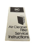 Genuine OEM ACDelco A322C Air Filter 6483680 Replaces CA310 AF453 42586 3I0359