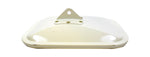 ASD 615 Mirror Bone White Metal Rectangular ASD615 WHT 9-1/2" x 6-1/2"