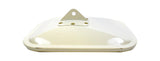 ASD 615 Mirror Bone White Metal Rectangular ASD615 WHT 9-1/2" x 6-1/2"