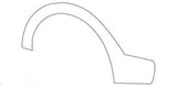 Genuine OEM Ford 1C7Z-7829165-APTM Wheel Opening Molding, Left 1C7Z7829165APTM