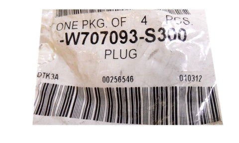 Genuine OEM Ford W707093-S300 Plug (qty.4)