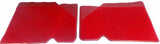 Rubber Queen PP16896-R-1 PP16896-L-1 Left & Right Automotive Floor Mat Set (Red)