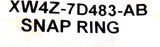 Genuine OEM Ford XW4Z-7D483-AB Snap Ring (qty.1)