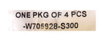 Genuine OEM Ford W705928-S300 - Seal - (qty.4)