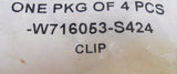 Genuine OEM Ford W716053-S424 Quarter Trim Panel Clip  (qty.4)