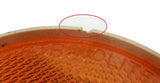 Stratolite 68-A Easy- Mount 608 Orange Circle Round Reflector 3-1/4" Diameter