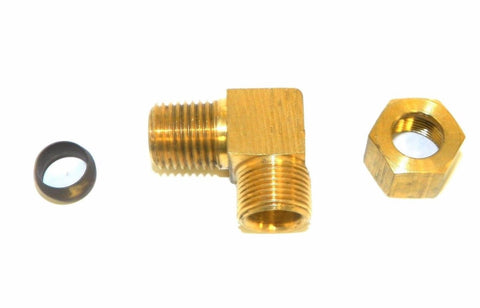 Big A Service Line 3-16964 Brass Pipe 90 deg Street Elbow Kit 3/8" x 1/4"