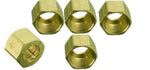 Big Service Line 3-16140 Brass Compression Nut 1/4" Lot Of 5 Pcs