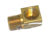 Big A Service Line 3-12232 Brass 90 deg Elbow Fuel Fitting, 3/16" x 1/8"