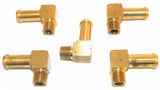 Big A 3-83126 Brass 1/8" Thread x 3/8" Metal Barbed Tube Fitting Lot Of 5 Pcs