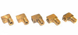 Big A Service Line 3-115220 Brass 90° Street Elbow Fitting 1/8" x 1/8" Lot 5 Pcs