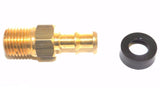 Big A 3-74444 Brass Hose Fitting Connector, 1/4" x 1/4" Male Pipe Lot Of 5 Pcs