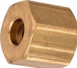 Big A 3-16130 3/16" Outside Diameter, Brass Compression Nut Lot Of 20 Pcs
