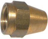 Big A Service Line 3-14104 Brass Long Nut 1/4"