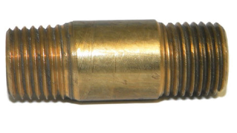 Big A Service Line 3-21341 Brass Long Nipple Male Thread Size: 1/4" x 1-1/2"