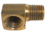 Big A Service Line 3-21660 90 deg Brass Street Elbow, MNPT x FNPT, 3/8" x 3/8"