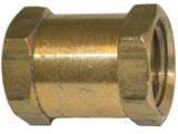 Big A Service Line 3-20320 Brass Fitting, Hose Coupling 1/8" F NPT x 1/8" F NPT