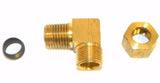 Big A 3-16964 Brass Pipe 90 deg Street Elbow Kit 3/8" x 1/4" Lot Of 5 Kits