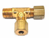 Big A Service Line 3-171320 Brass Pipe, Tee Fitting Kit 3/16" x 1/8"