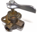 Big A Service Line 3-47040 Brass Pipe, 3 Way 1/4" Fnpt Female Valve