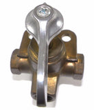 Big A Service Line 3-47040 Brass Pipe, 3 Way 1/4" Fnpt Female Valve