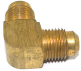 Big A Service Line 3-155500 Brass Pipe, 90 deg Street Flare Elbow 5/16" x 5/16"