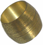 Big A Service Line 3-66040 1/4" Outside Diameter, Brass Compression Sleeve