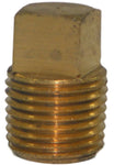 Big A 3-22120 Male Thread Square Head Plug 1/8" Solid Brass Tube Lot Of 10 Pcs