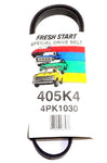 Freshstart 405K4 Serpentine Belt 4PK1030