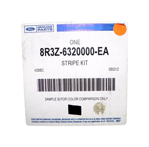 Genuine OEM Ford 8R3Z-6320000-EA Right Hand Hood Stripe Tape Decal (Ebony)