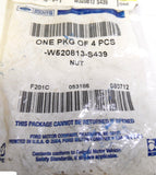 Genuine OEM Ford W520813-S439 Stabilizer Bar Nut fits '15-'16 Mustang (qty.4)