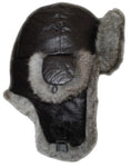 Yukon HG412 Alaskan Hat Leather - Black Large