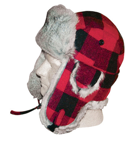 Yukon HG881 Alaskan Hat - Red Plaid X-Large
