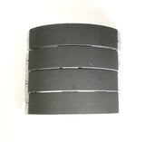 Big A Plus 1-529 Premium Relined Drum Brake Shoe Set 1529
