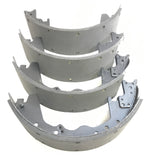 Mighty 583EX Relined Non-Asbestos Drum Brake Shoe Set - Rear
