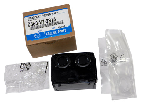 Genuine OEM Mazda C860-V7-281A Rear Parking Sensor, Primed (Pair) C860V7281A