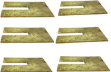 Specialty Products Company 10714 Set of 6 Bronze 4" x 1° Truck Axle Shims