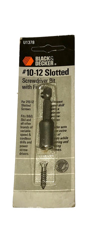 Black & Decker U1378 Screwdriver Insert Bit with Finder