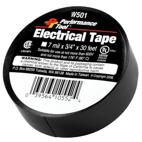 Performance Tool W501 Electrical Tape 3/4 X 30